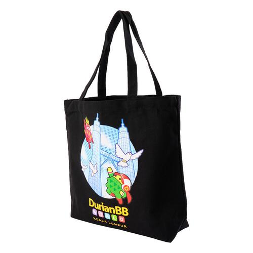 DURIANBB KLCC FIGHTING TOTE BAG BLACK L