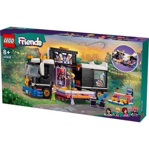 LEGO Friends Pop Star Music Tour Bus 42619