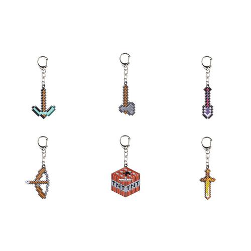 Minecraft Metal Keychains 1 pack - Assorted