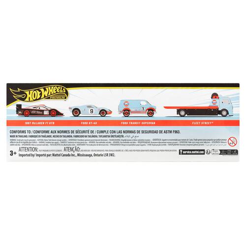 Hot Wheels JHW43 Premium Collector Display Sets (Le Mans Race Gulf)