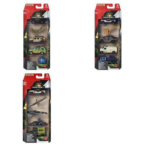 Matchbox Jurassic World 5-Pack - Assorted