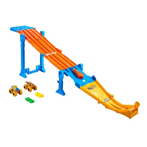 Hotwheels Monster Truck Trophy Champions Dual Terrain Raceway Playset