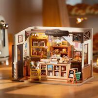Robotime Rolife Becka's Baking House DIY Wooden Miniature Dollhouse