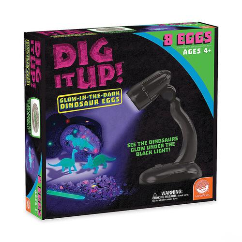 Mindware Dig It Up Glow In The Dark Dinosaurs