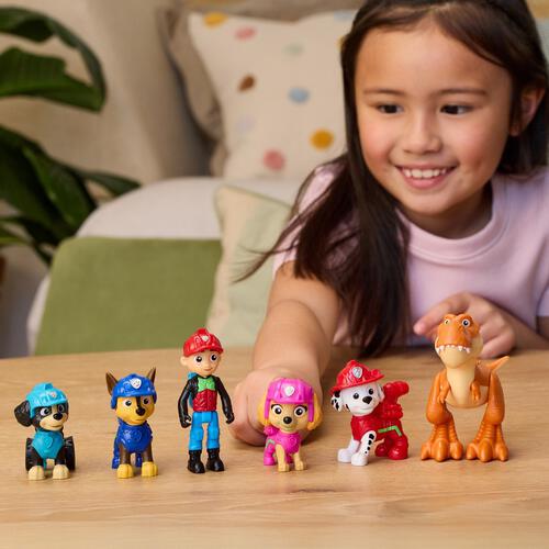 Paw Patrol The Dino Movie Adventure Pack With 6 Collectible Figures