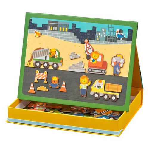Petit Collage Mps Construction Magnetic Play Scene