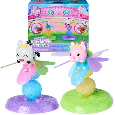 Gabby's Dollhouse Fairylandia, Kitty Fairy & Pandy Paws Rings