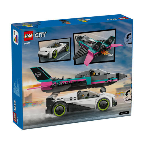 LEGO City Jet vs. Car 60489
