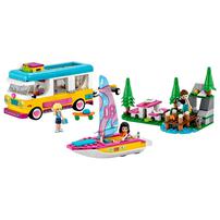 LEGO Friends Forest Camper Van And Sailboat 41681