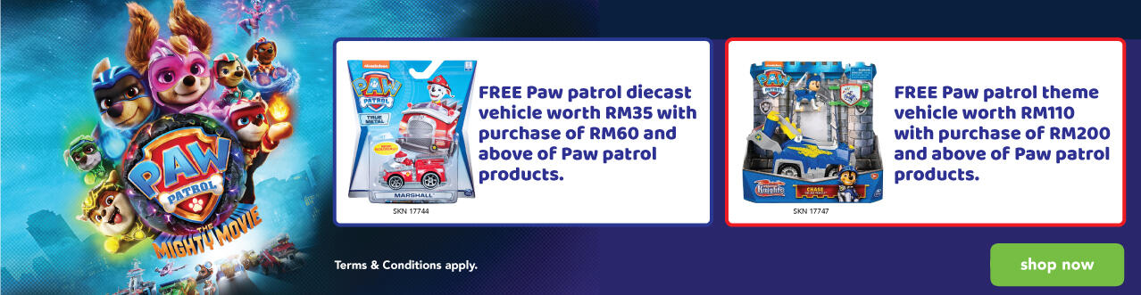 Paw Patrol  BabiesRUs Malaysia Official Website